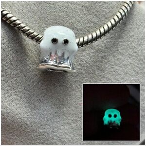 Pandora Ghost Glow in the dark S925  Halloween charm